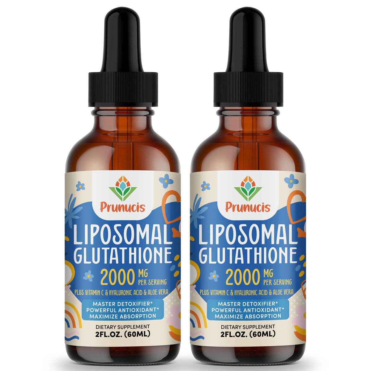 Prunucis Liposomal Glutathione Liquid bottle for premium antioxidant support.