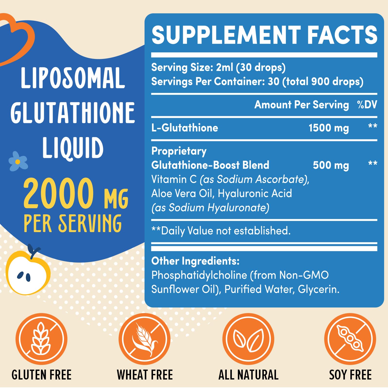 Prunucis Liposomal Glutathione Liquid dropper for precise daily dosing.