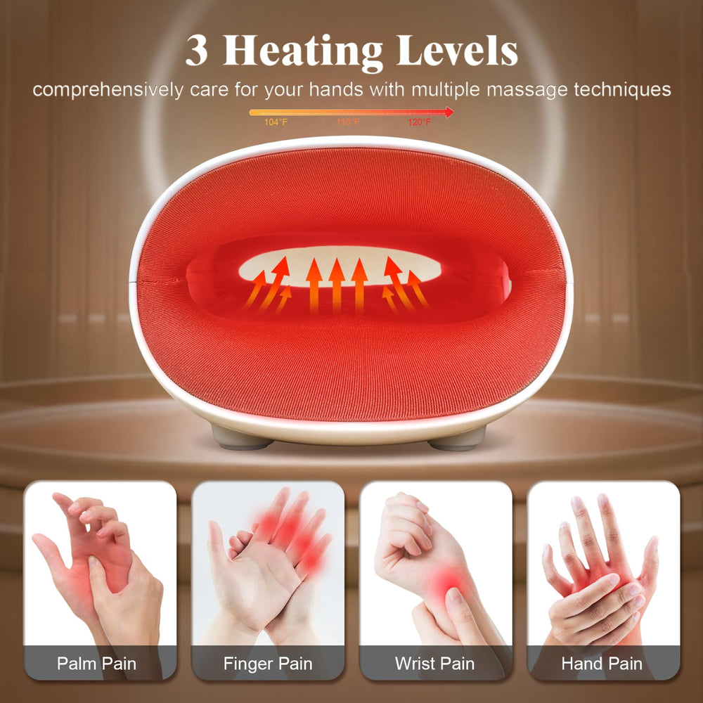 Pryfey Hand Massager 9 intensity levels range for personalized pressure
