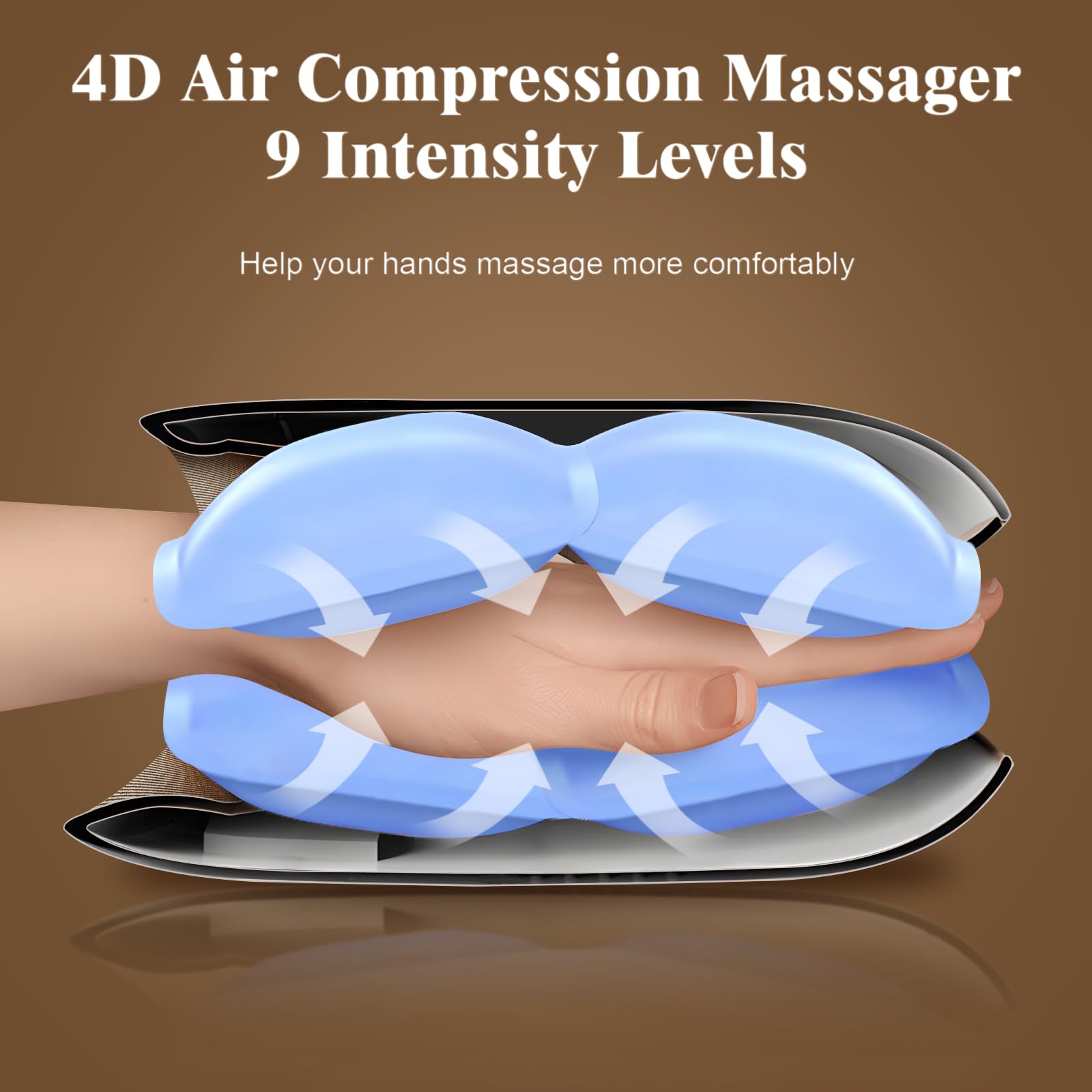 Pryfey hand massager with pink finish highlighting stylish design
