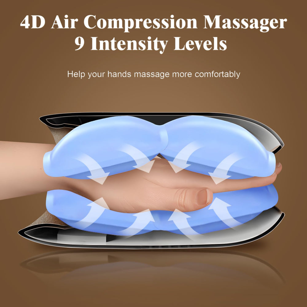 Pryfey hand massager with pink finish highlighting stylish design