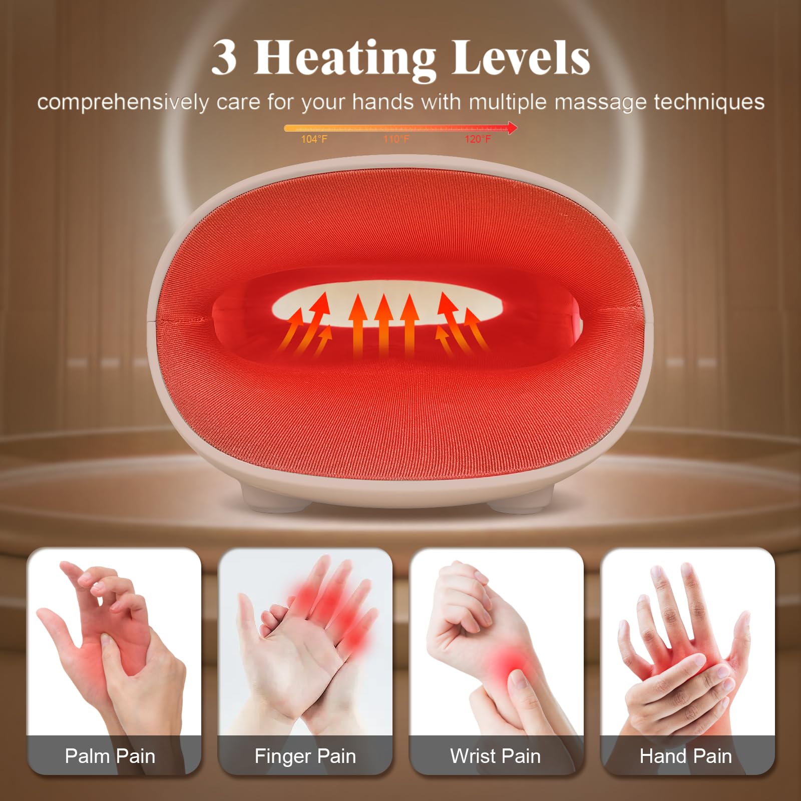 Pryfey hand massager with ergonomic grip aiding comfort during sessions