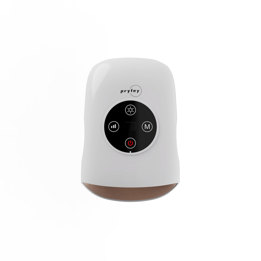 Pryfey Hand Massager in use on hands showing relief potential