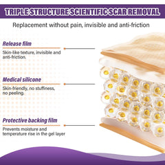 Psecici silicone scar strips easy-application for discreet scar management.