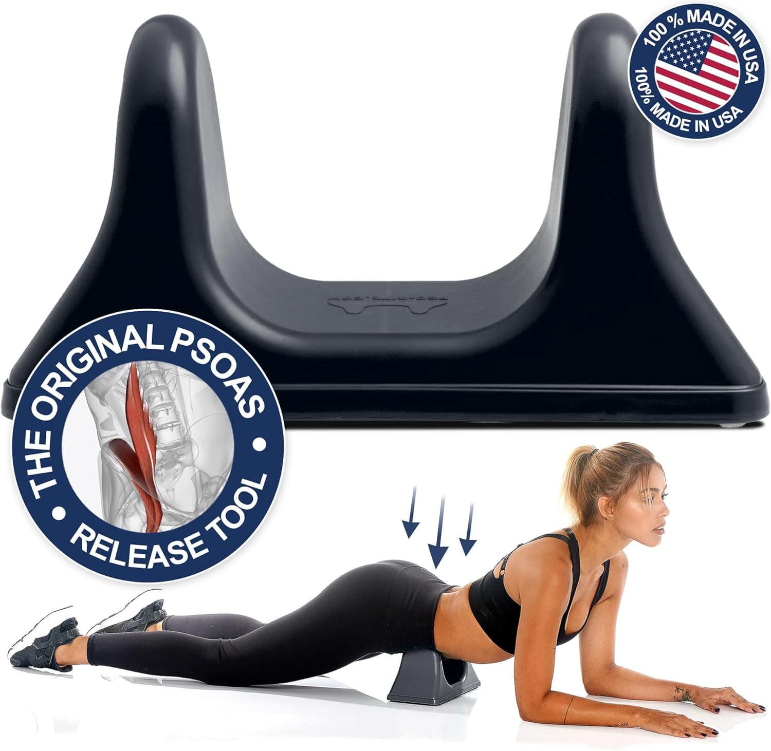 PSO-RITE hip flexors focus for precise psoas release and mobility.