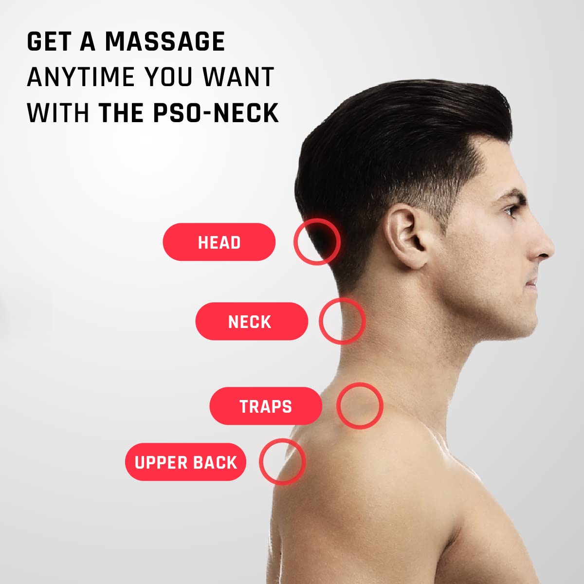 PSO-RITE portable massage device acts as your at-home therapist.