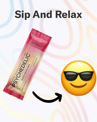 Psychedelic Water Mucuna Pruriens velvet bean powder container for gentle uplift.