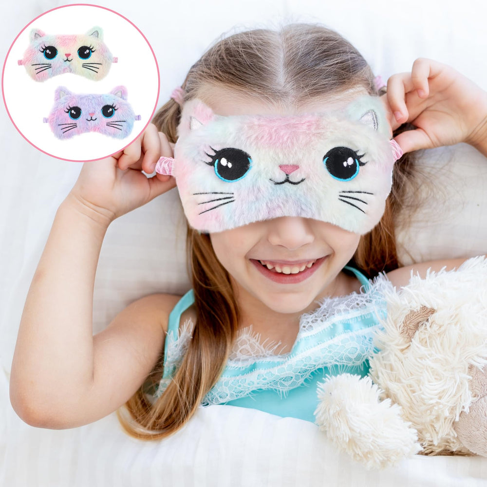 Psyqtsuary adjustable strap sleep mask for a secure fit