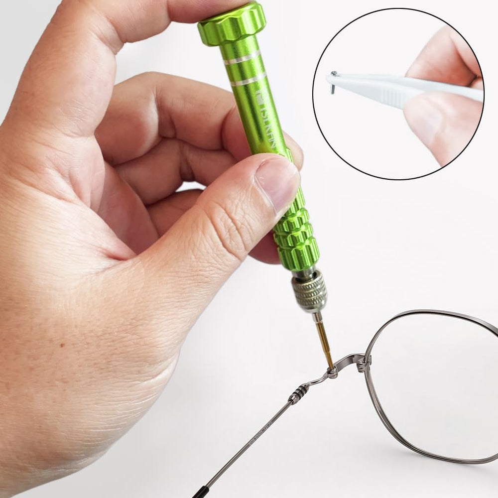 PTSLKHN almacenamiento organizado para reparacion de gafas mantiene herramientas listas