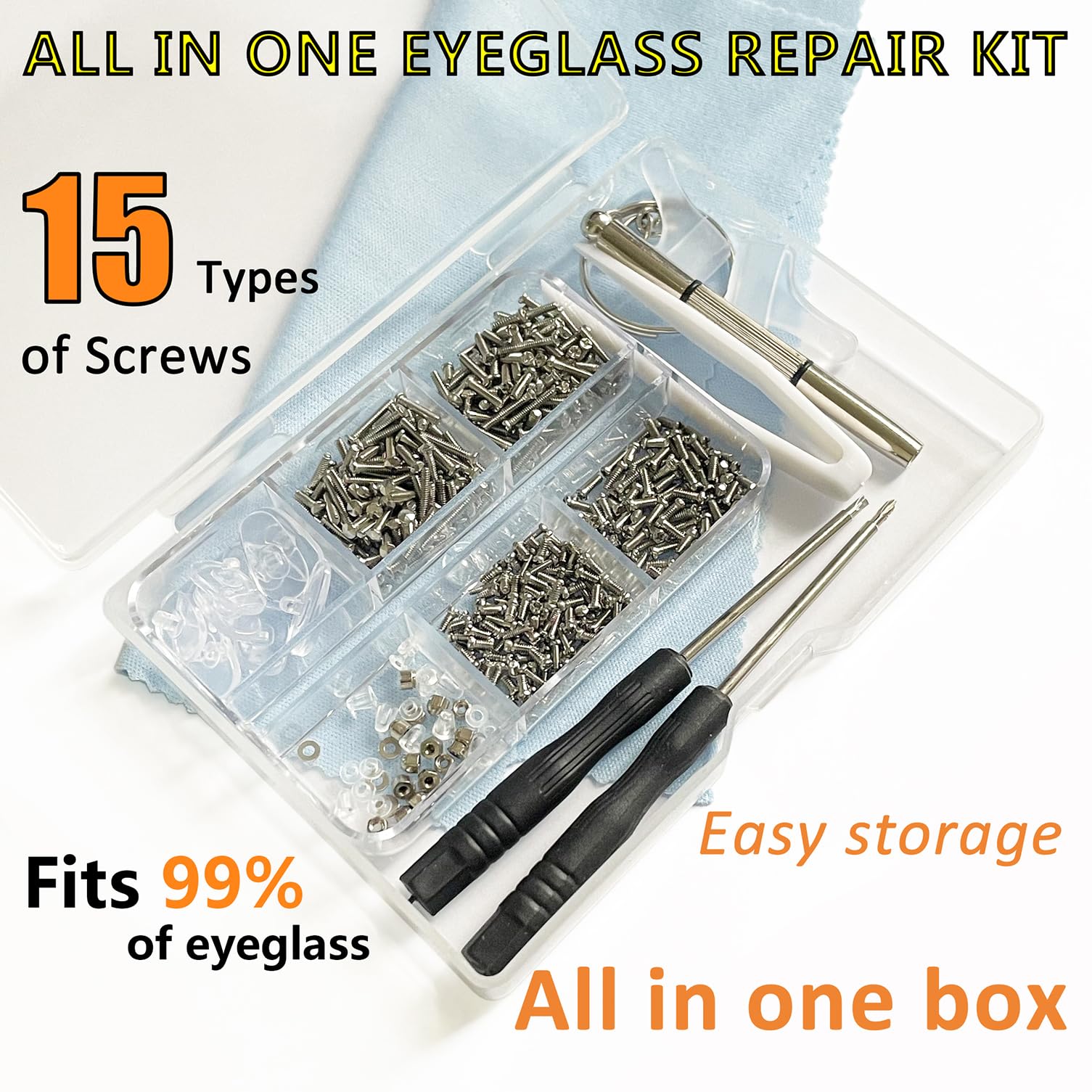 PTSLKHN screwdriver and tweezers included for precise adjustments