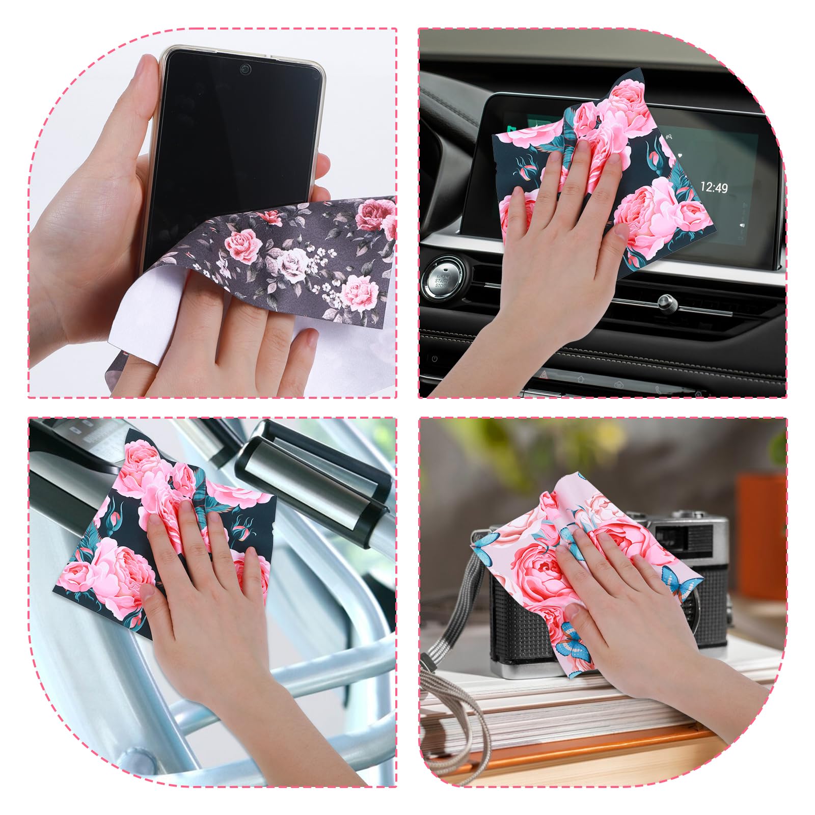 Ptwola compact 6-pack lens wipes fit pockets for travel.