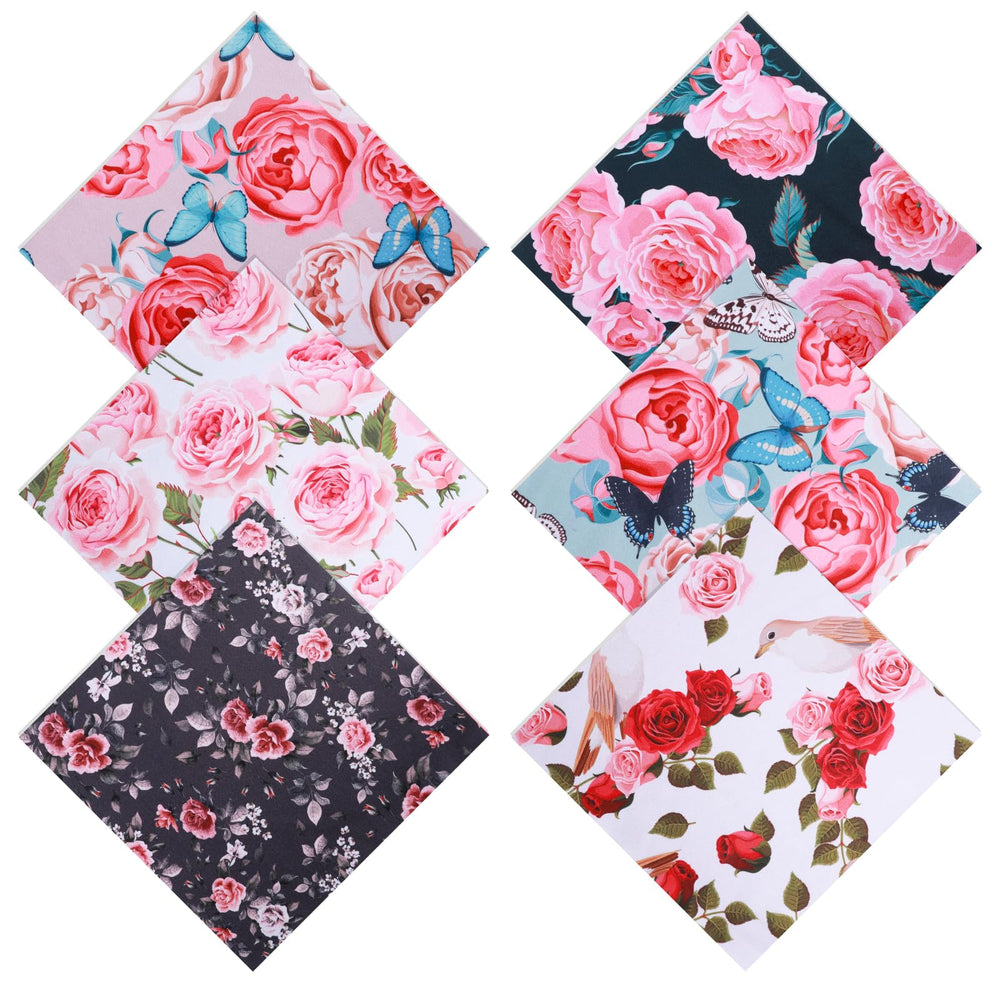 Ptwola thickened glasses cloth with flower pattern cleans lenses safely.