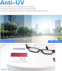 PUDOEN resin PC lenses provide durability and scratch resistance.