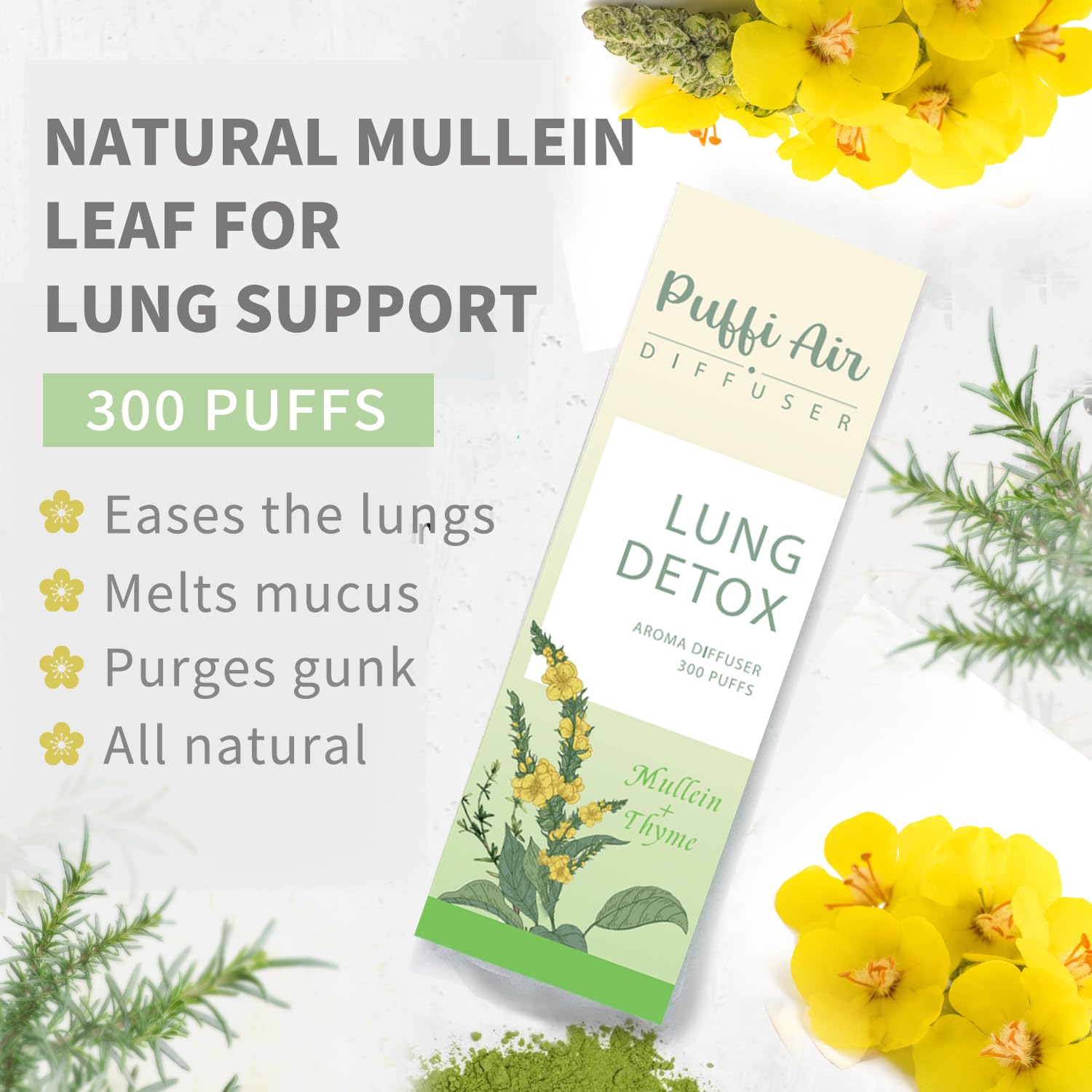 PUFFIAIR diffuser pen compact design easy to carry in pocket or bag.