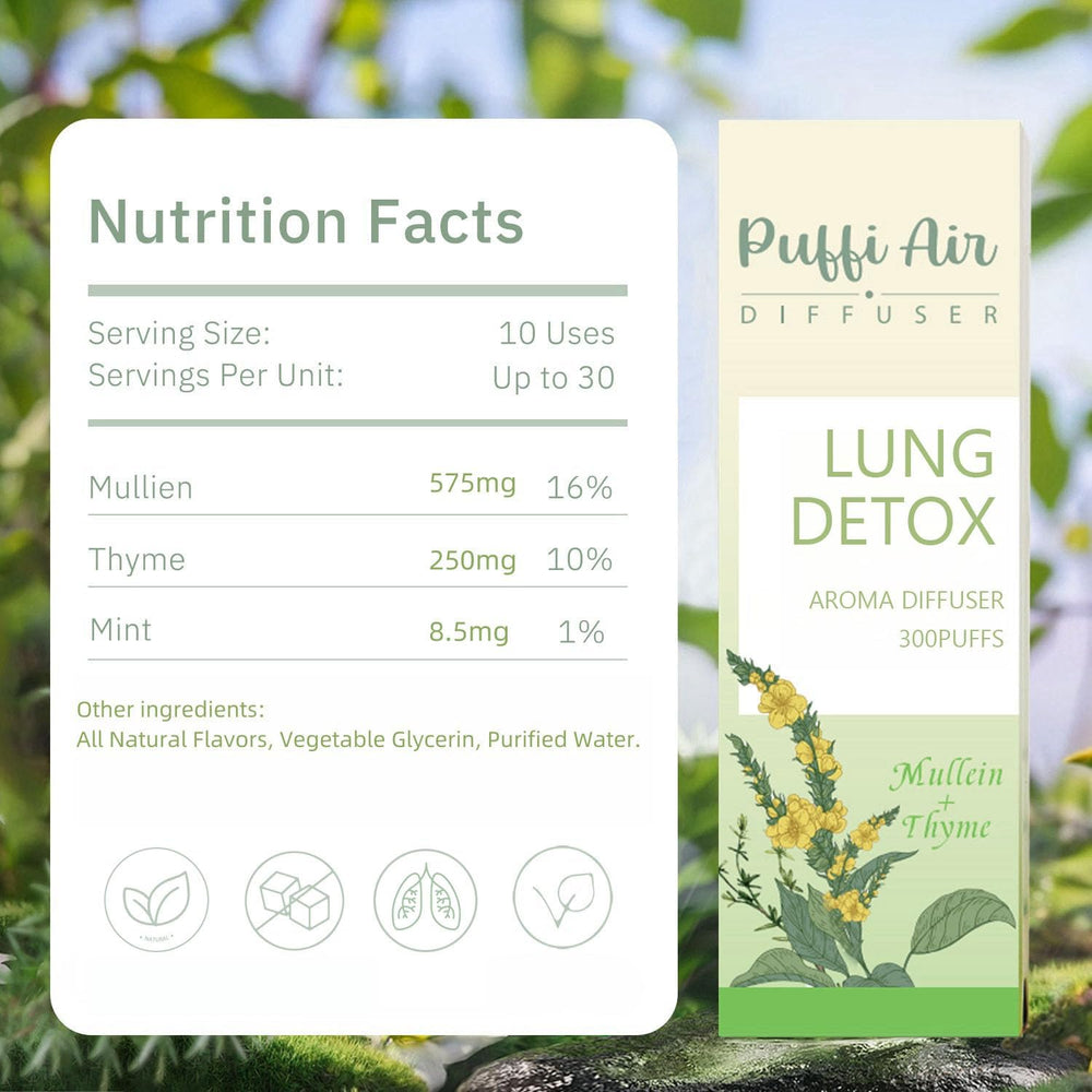 PUFFIAIR diffuser pen releasing mint aroma for oral freshness