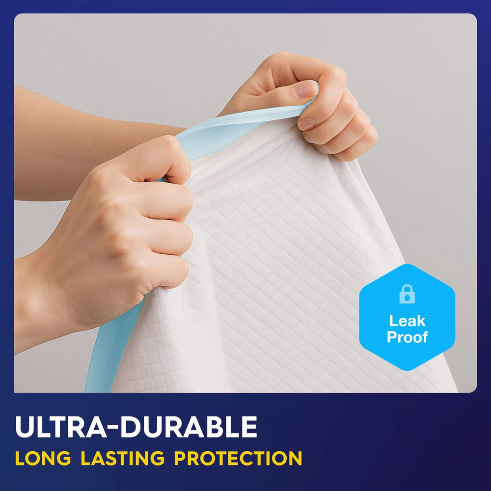 Pulp XXXL five-layer core visual shows rapid absorption and odor control.