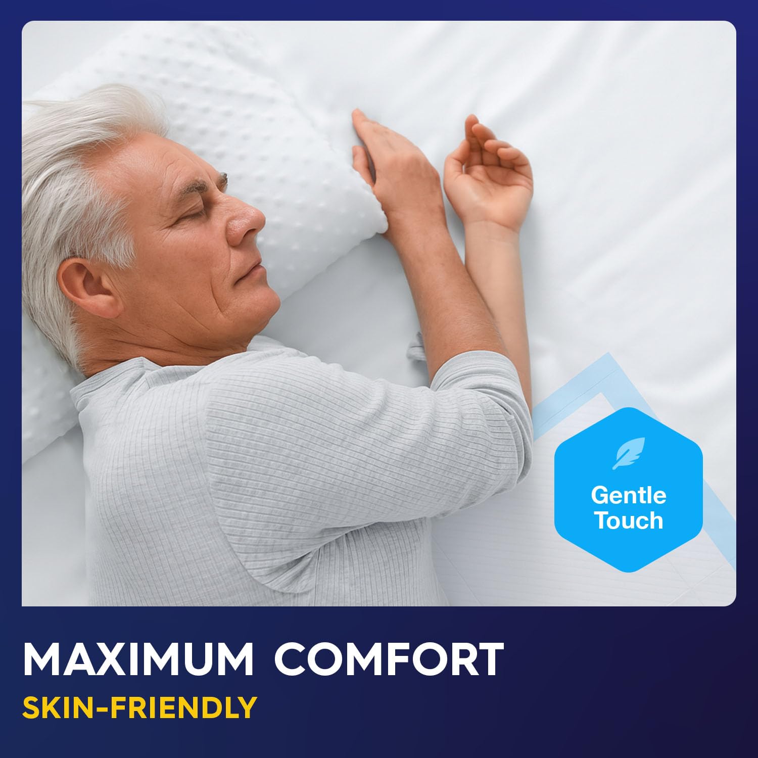 Pulp XXXL soft texture emphasizes comfortable, hypoallergenic surface for sensitive skin.