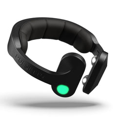 Pulsetto FIT wearable on the wrist for instant calm and focus.