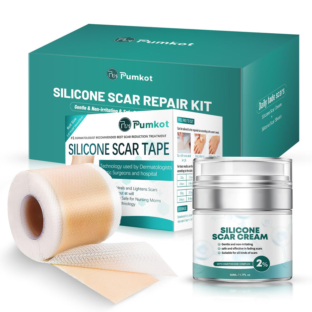 Pumkot scar cream application shows quick absorption for comfortable daily care.