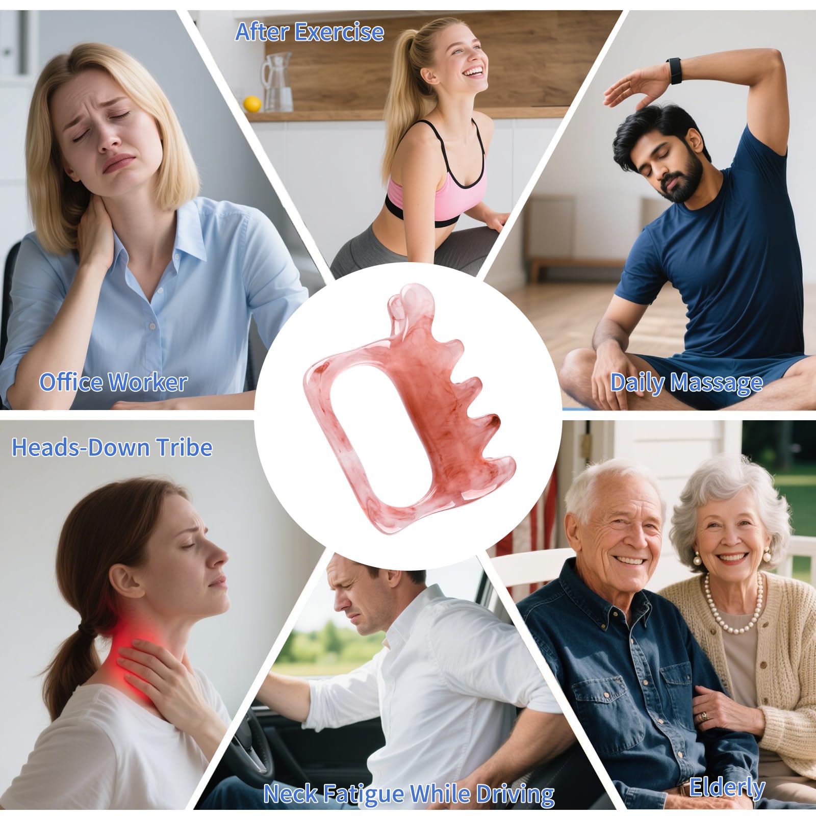 PUOPOSTY fascia massage blaster tool back and legs aid lymphatic drainage and recovery.
