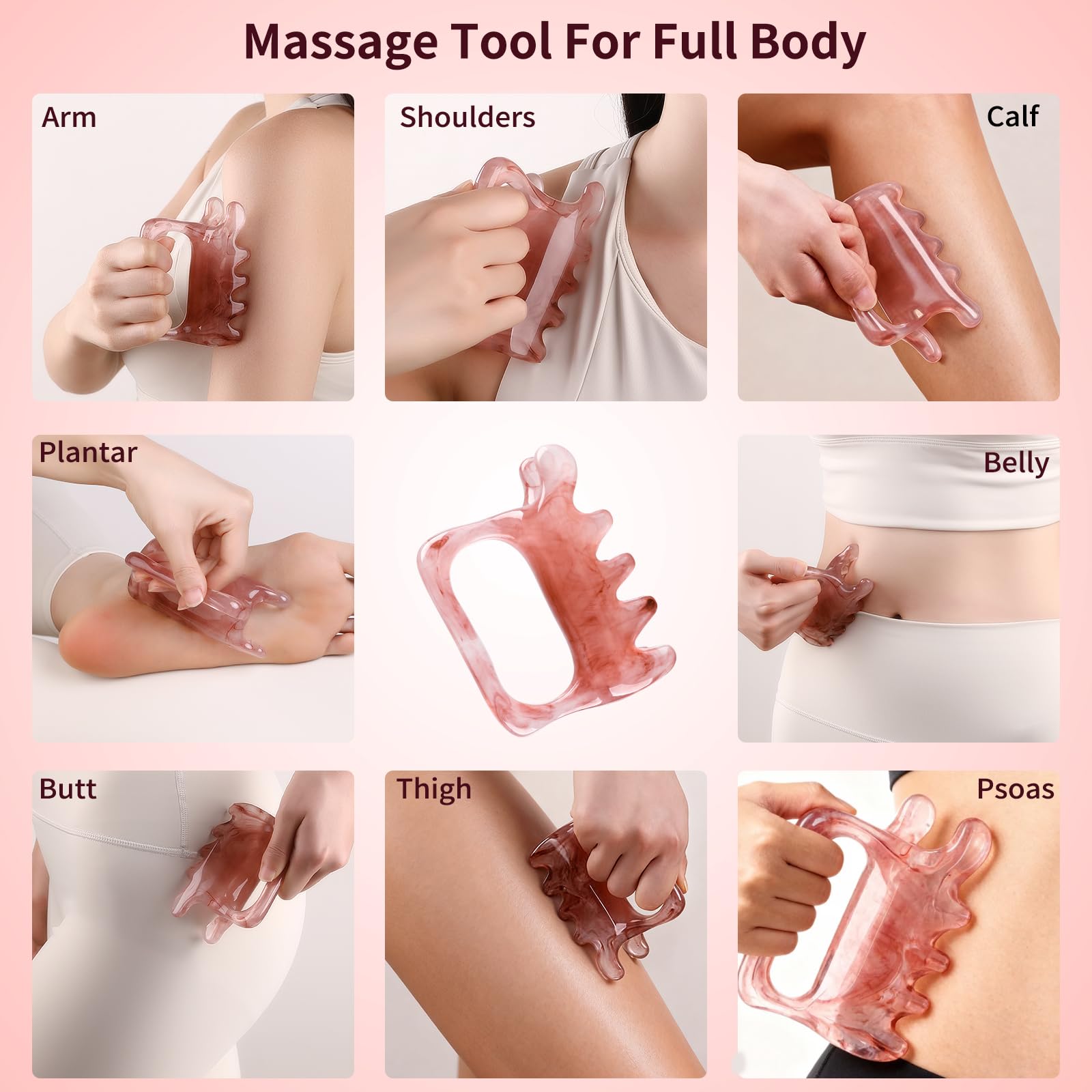 PUOPOSTY fascia massage blaster tool compact size fits gym bag for post-workout relief.