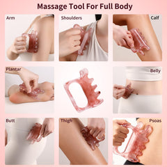 PUOPOSTY fascia massage blaster tool compact size fits gym bag for post-workout relief.