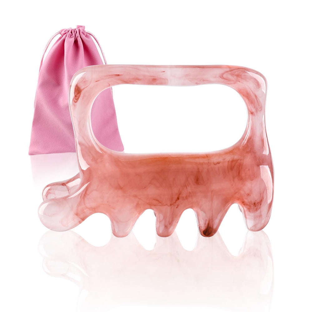 PUOPOSTY fascia massage blaster tool front view highlights ergonomic handle for easy grip and control.