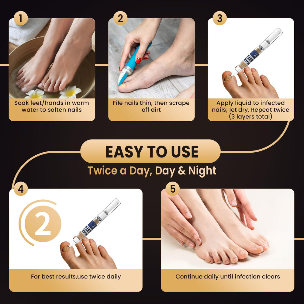 PUPCA nails after treatment showing softer, healthier-looking nails.