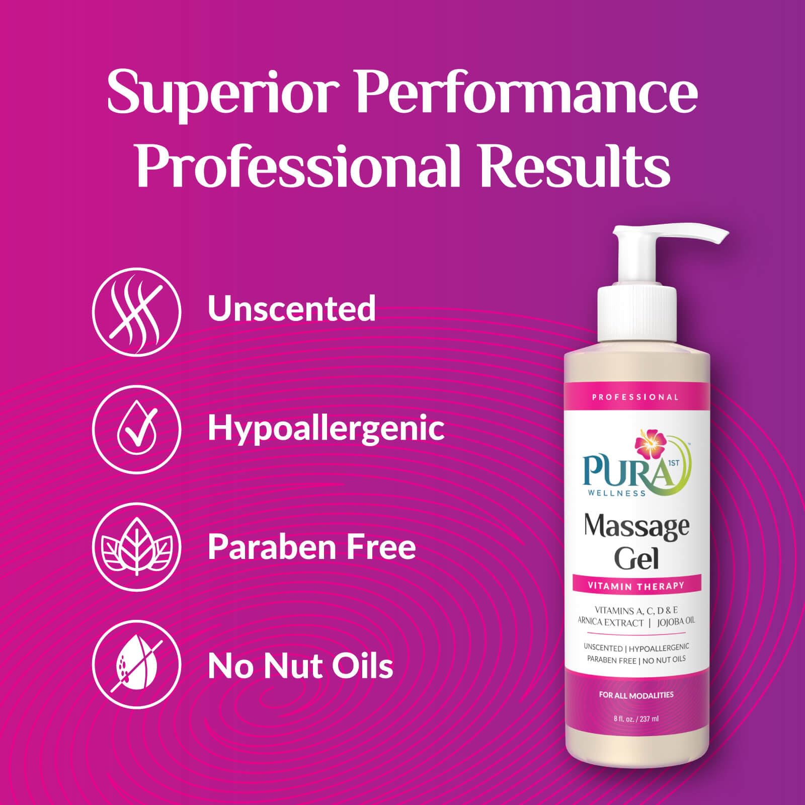 Applying PURA 1st gel during treatment for targeted relief and hydration.