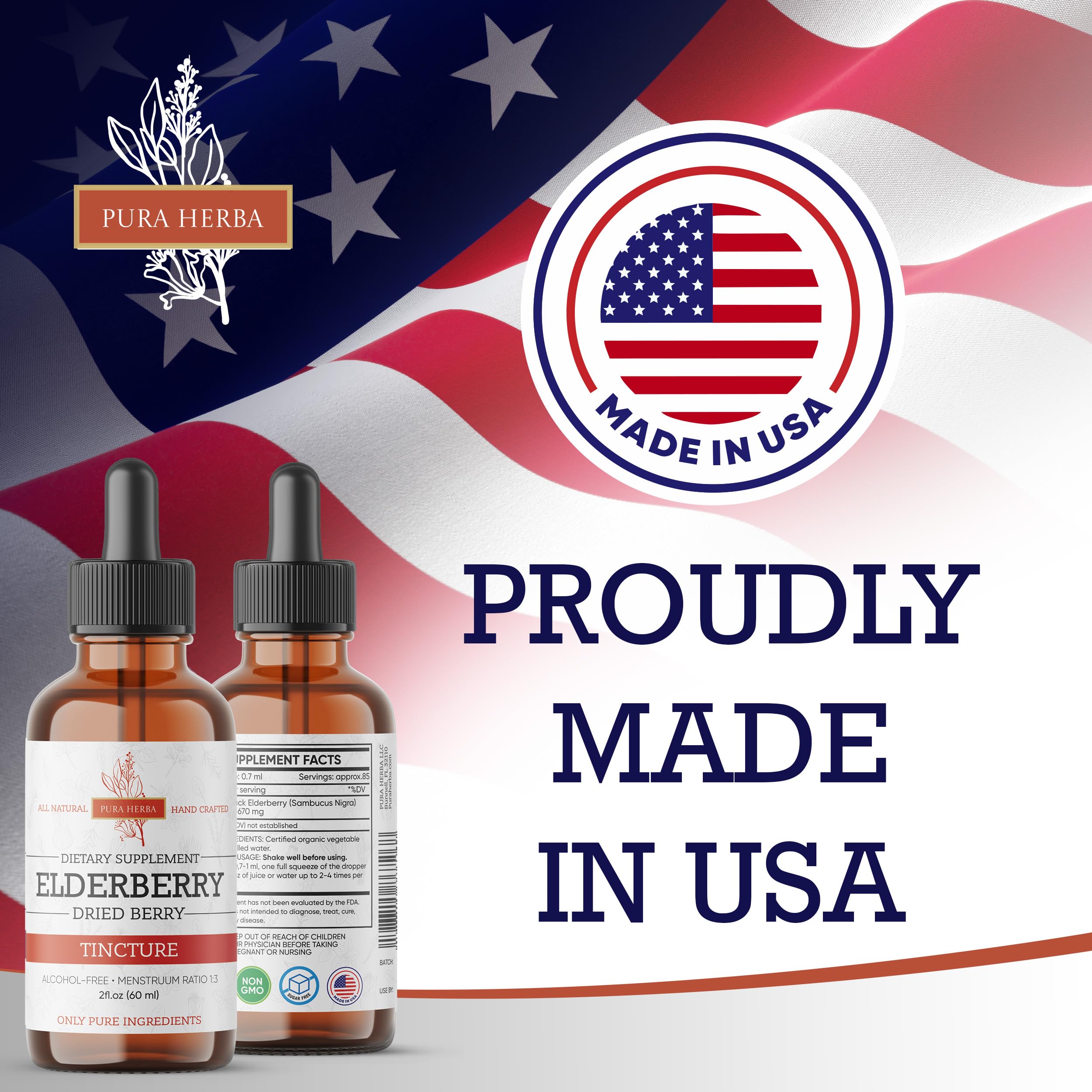 Pura Herba alcohol-free tincture provides gentle, user-friendly herbal support