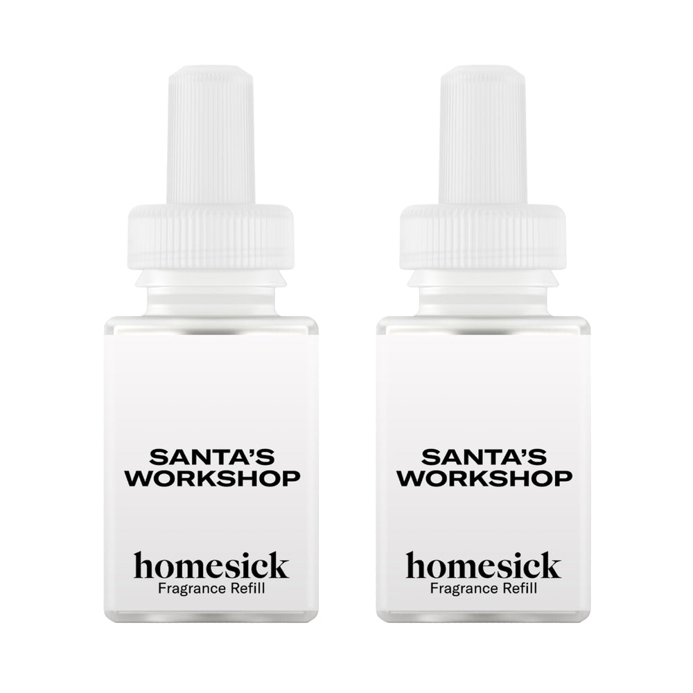 Pura Santa Workshop refill 2-pack for cozy living spaces.