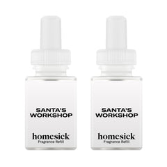 Pura Santa Workshop refill 2-pack for cozy living spaces.
