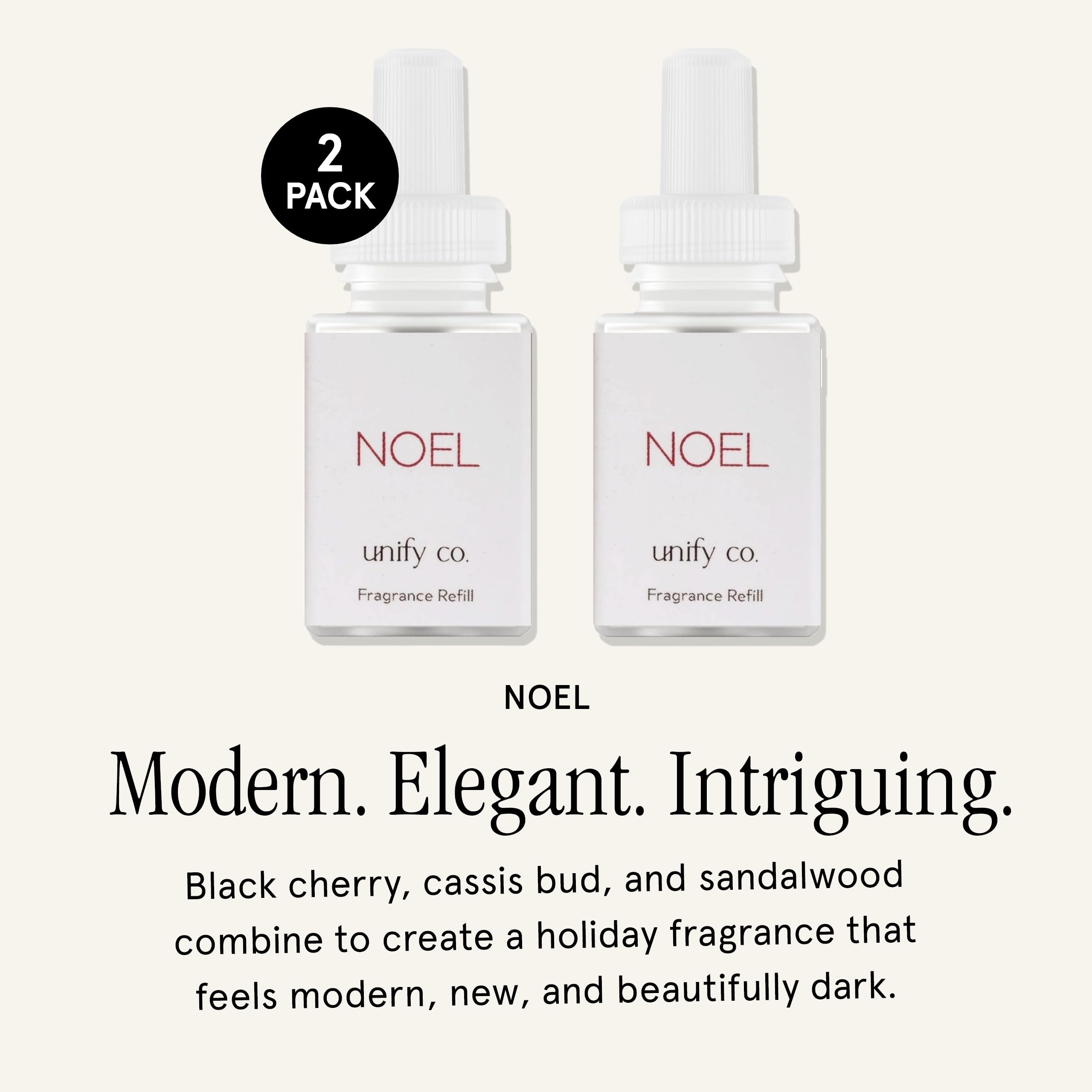 Pura Unify Noel diffuser dispense shown releasing clean fragrance for a welcoming space