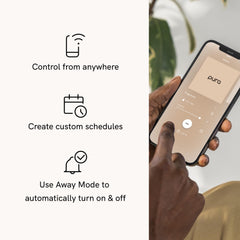 Pura 4 diffuser close-up demonstrates Adaptive Diffusion for even scent.