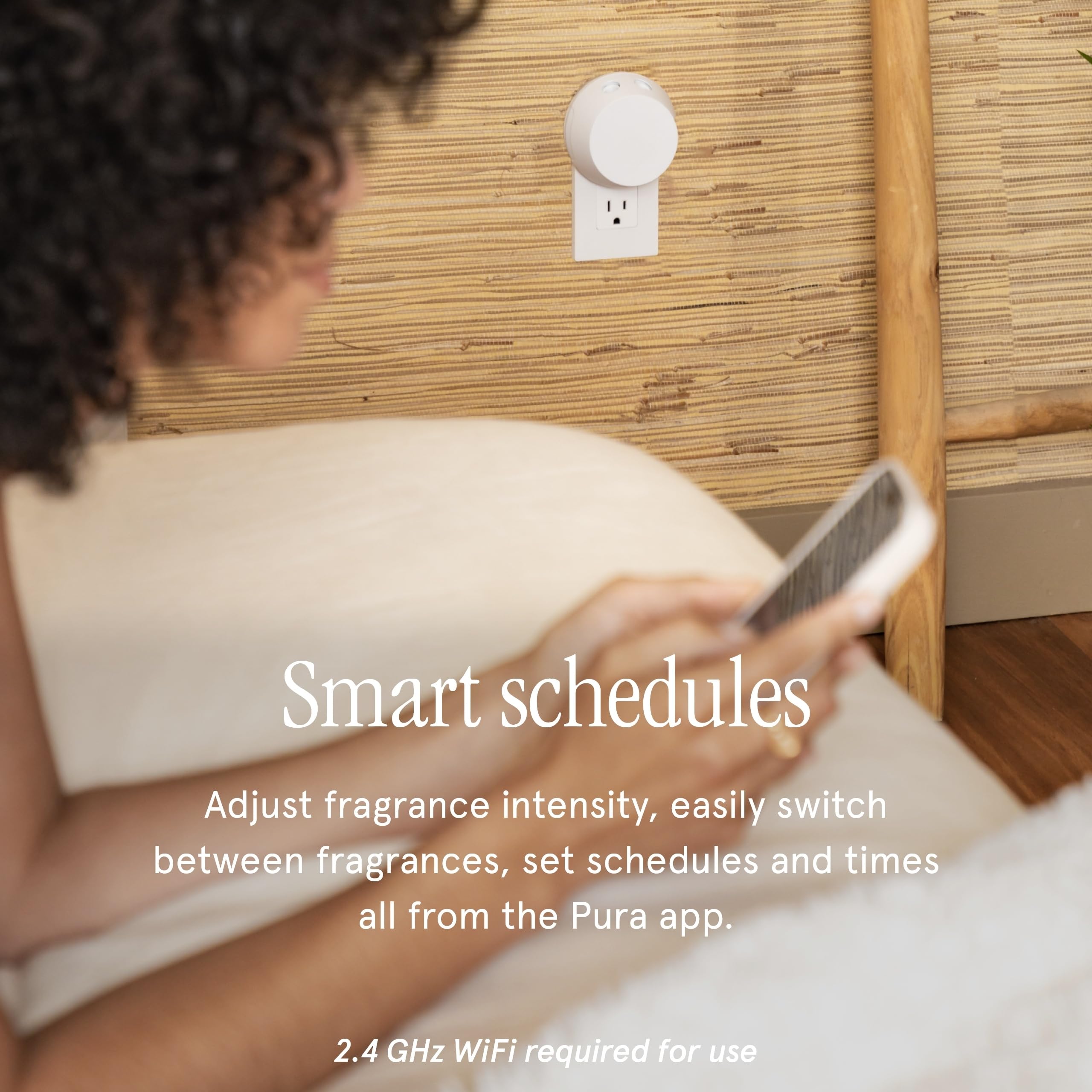 Pura 4 smart diffuser setup enables effortless scent customization.
