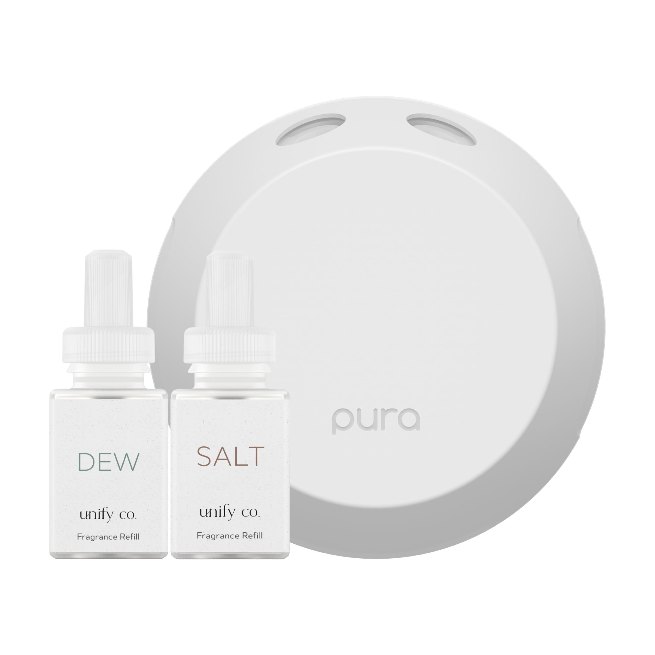 Pura 4 square box diffuser enhances home ambiance with sleek design.