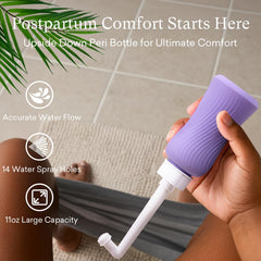 PurComfy 14-hole nozzle delivers smooth, controlled water flow.