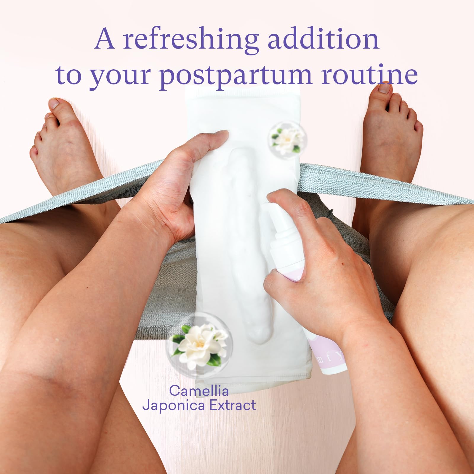 PurComfy compact postpartum bag for travel and storage