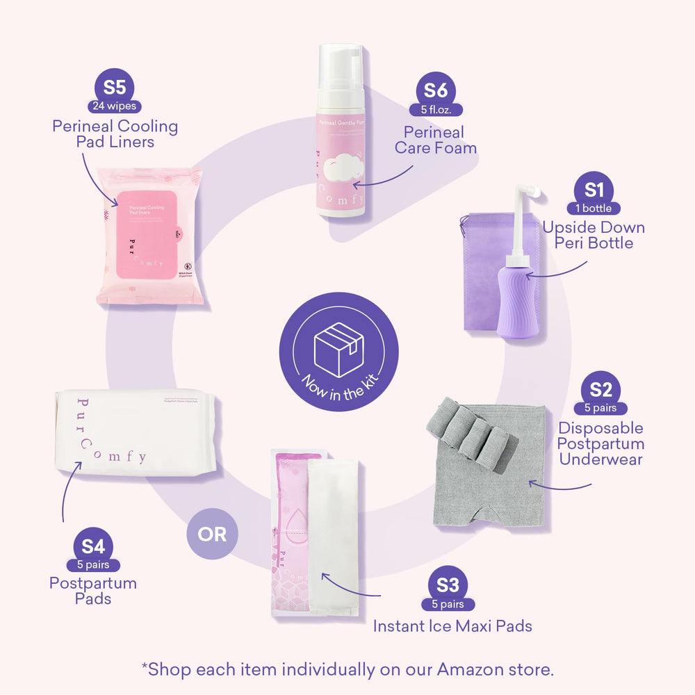 PurComfy disposable postpartum underwear ready for quick changes