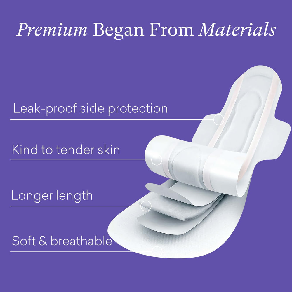 PurComfy soft materials provide gentle comfort against sensitive skin.
