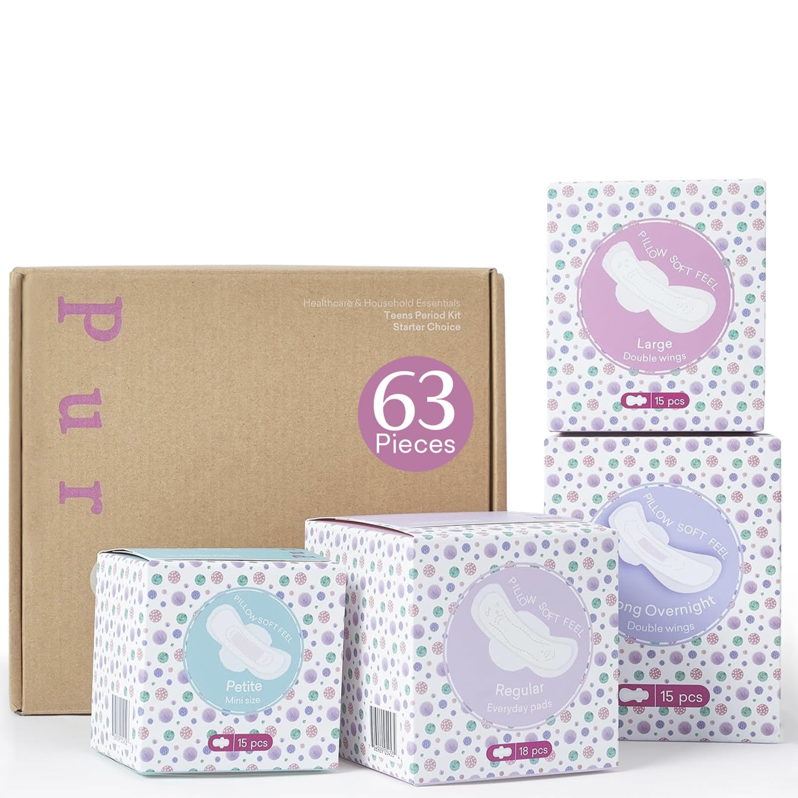 PurComfy Teens Starter Kit box showing organized packing for easy school days.