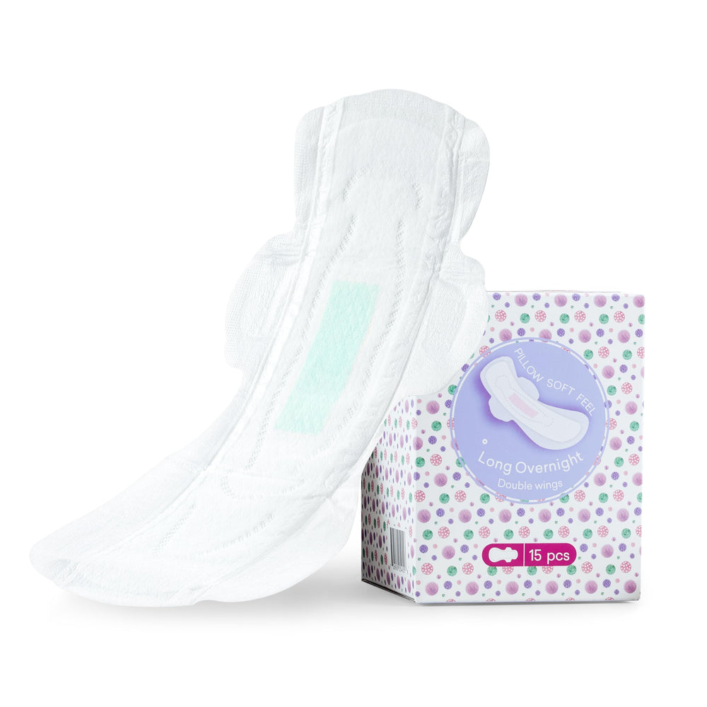 PurComfy Teens Maxi Pad with Wings offers secure overnight protection