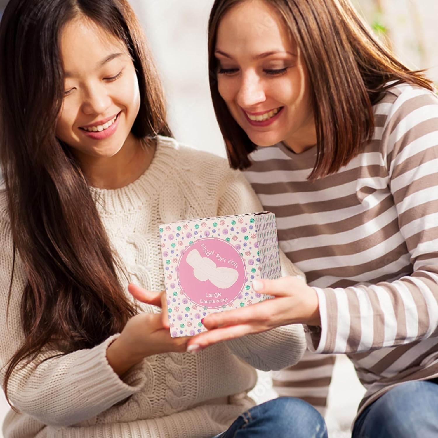 Individually wrapped PurComfy teens pad keeps cleanliness on the go
