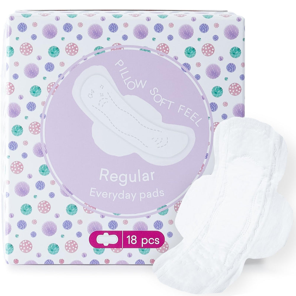 PurComfy Teens Pads with Wings packaging shows secure daily protection for tweens.