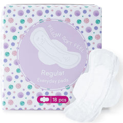 PurComfy Teens Pads with Wings packaging shows secure daily protection for tweens.
