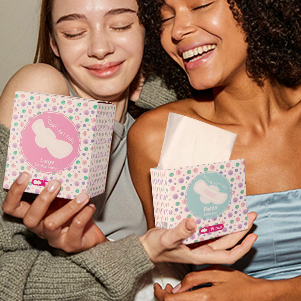 PurComfy individually wrapped pads support cleanliness and convenient packing.