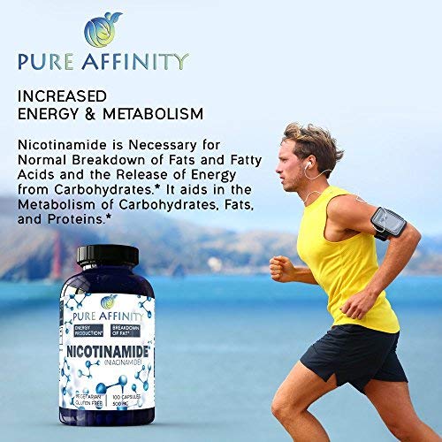 Pure Affinity Nicotinamide GMP facility badge indicating quality and manufacturing standards