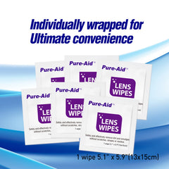 Pure-Aid Lens Wipes for smartphone screens dry quickly with residue-free touch surfaces.
