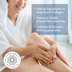 Pure Body Naturals oil ingredients on wooden surface featuring grapeseed and citrus.