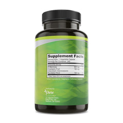Pure By Nature vegan D-Mannose capsules closeup for easy daily urinary wellness.